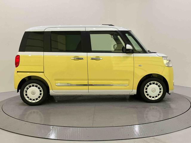 ムーヴキャンバスストライプスGターボ電動格納式ミラー ターボ車 シートヒータ スマートキー キーフリー エアバッグ ABS マルチカメラ LEDヘットライト(山口県)の中古車