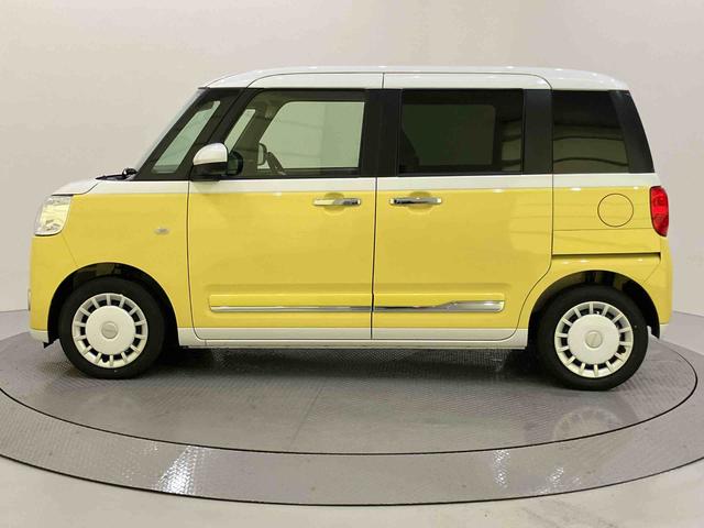 ムーヴキャンバスストライプスGターボ電動格納式ミラー ターボ車 シートヒータ スマートキー キーフリー エアバッグ ABS マルチカメラ LEDヘットライト(山口県)の中古車