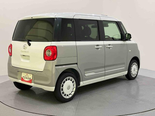 ムーヴキャンバスストライプスG電動格納ドアミラー シートヒータ LEDライト スマートキー キーフリー 運転席エアバック ABS 全方位モニタ(山口県)の中古車