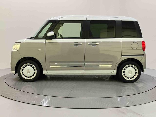 ムーヴキャンバスストライプスG電動格納ドアミラー シートヒータ LEDライト スマートキー キーフリー 運転席エアバック ABS 全方位モニタ(山口県)の中古車