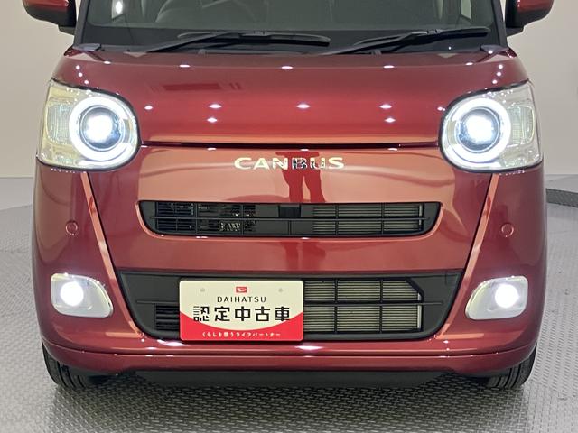 ムーヴキャンバスセオリーGATハイビーム LEDヘットライト 電動格納式ミラー 衝突軽減ブレーキ レーンキープ Sキー エアバック キーフリー ABS Sヒーター(山口県)の中古車