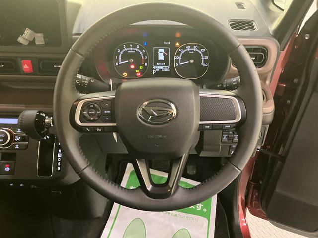 ムーヴキャンバスセオリーGATハイビーム LEDヘットライト 電動格納式ミラー 衝突軽減ブレーキ レーンキープ Sキー エアバック キーフリー ABS Sヒーター(山口県)の中古車