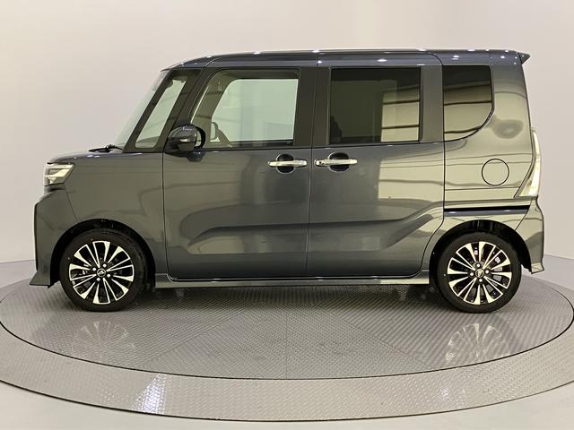 タントカスタムＲＳパノラマモニター付き　両側ＰＷスライドドア　緊急ブレーキ　ＬＫＡ　プッシュスタートスマートキー　電動格納ドアミラー　シートＨ　キーフリーキー　ターボ車　ＬＥＤヘッドライト　オートＬＥＤ　オートライト（山口県）の中古車