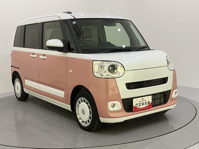 ムーヴキャンバスストライプスG両側PSドア 電動格納ドアミラー シートヒータ LEDライト スマートキー キーフリー 運転席エアバック ABS バックアイカメラ(山口県)の中古車