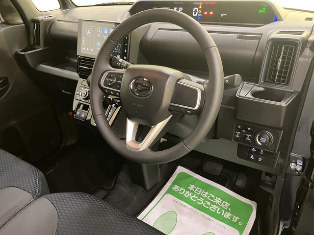 タントカスタムRSパノラマモニター付き 両側PWスライドドア 緊急ブレーキ LKA プッシュスタートスマートキー 電動格納ドアミラー シートH キーフリーキー ターボ車 LEDヘッドライト オートLED アルミホイール(山口県)の中古車