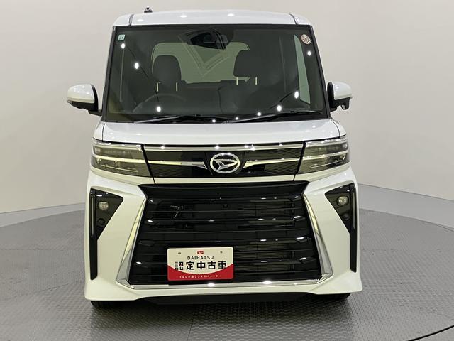 タントカスタムRSパノラマモニター付き 両側PWスライドドア 緊急ブレーキ LKA プッシュスタートスマートキー 電動格納ドアミラー シートH キーフリーキー ターボ車 LEDヘッドライト オートLED アルミホイール(山口県)の中古車