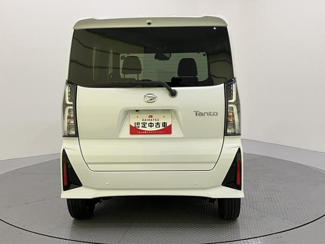 タントカスタムRSパノラマモニター付き 両側PWスライドドア 緊急ブレーキ LKA プッシュスタートスマートキー 電動格納ドアミラー シートH キーフリーキー ターボ車 LEDヘッドライト オートLED アルミホイール(山口県)の中古車