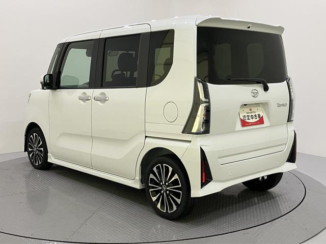 タントカスタムRSパノラマモニター付き 両側PWスライドドア 緊急ブレーキ LKA プッシュスタートスマートキー 電動格納ドアミラー シートH キーフリーキー ターボ車 LEDヘッドライト オートLED アルミホイール(山口県)の中古車