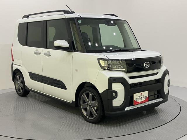 タントファンクロスターボ車線逸脱 両側自動スライドドア 電格ミラー アイドリングストップ機能 LEDランプ スマートキー キーレスキー シートヒータ アルミ オートハイビーム エアバッグ Aライト ABS ターボモデル(山口県)の中古車