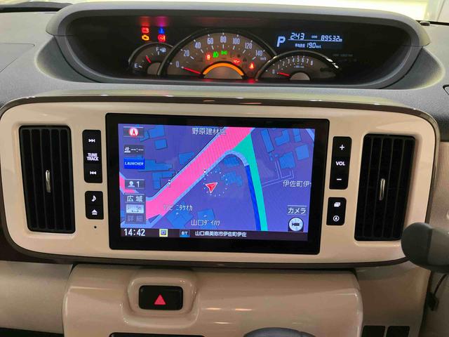 ムーヴキャンバスGメイクアップVS SAIIIナビゲーション アイドリングストップ機能 マルチビューカメラ 車線逸脱防止 ドライブレコーダ スマキー 電動格納ミラー LED キーフリーシステム ABS エアバック 左右オートスライド 1オーナー車(山口県)の中古車