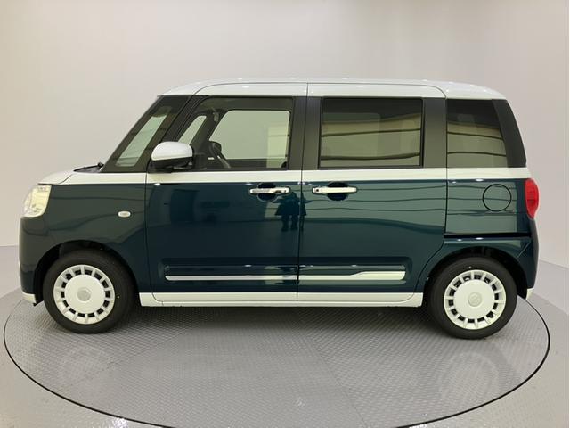 ムーヴキャンバスストライプスGディスプレイオーディ 両パワースライドドア 全方位カメラ装着車 レーダーブレーキ 電動格納式ドアミラー Sヒーター スマートキー&プッシュスタート LEDヘッドライト 車線逸脱警告 キーフリー(山口県)の中古車