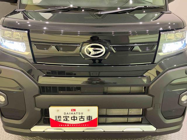 タントファンクロス電動ミラー Sヒーター 両側PSドア Bカメラ レーンキープアシスト LEDライト オートLED キーレスキー アルミ エアバック ABS スマートキー付き 前後ブレーキサポート(山口県)の中古車
