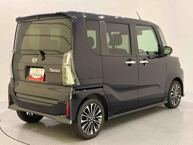 タントカスタムＲＳアイドリング　被害軽減ブレーキ　車線逸脱防止　運転席エアバッグ　電動格納ミラー　ＬＥＤヘットライト　ターボ　スマートキ−　キーフリーキー　オートハイビーム　ＡＢＳ　アルミホイール　全周カメラ（山口県）の中古車