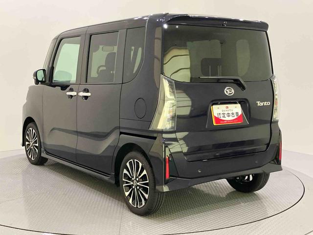 タントカスタムＲＳアイドリング　被害軽減ブレーキ　車線逸脱防止　運転席エアバッグ　電動格納ミラー　ＬＥＤヘットライト　ターボ　スマートキ−　キーフリーキー　オートハイビーム　ＡＢＳ　アルミホイール　全周カメラ（山口県）の中古車