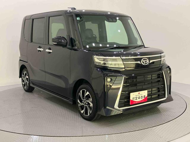 タントカスタムＸディスプレイオーディ　衝突回避支援ブレーキ機能　電動格納式ミラー　シートヒーター　ＬＥＤヘッドライト　バックカメラ　レーンアシスト　オートＬＥＤ　キーフリー　アルミホイール　ＡＢＳ　エアバック（山口県）の中古車
