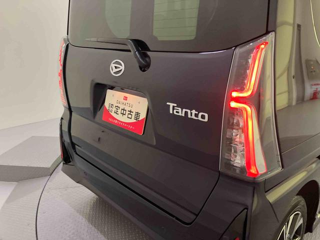 タントカスタムＸディスプレイオーディ　衝突回避支援ブレーキ機能　電動格納式ミラー　シートヒーター　ＬＥＤヘッドライト　バックカメラ　レーンアシスト　オートＬＥＤ　キーフリー　アルミホイール　ＡＢＳ　エアバック（山口県）の中古車