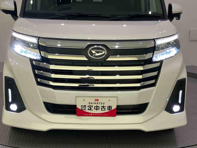 トールカスタムG ターボディスプレイオーディ アダプティブクルコン 誤発進抑制 両側オートスライドドア LEDヘッドランプ 電動格納ドアミラー ターボ アルミ TV キーフリー スマートキー LKA オートハイビーム(山口県)の中古車