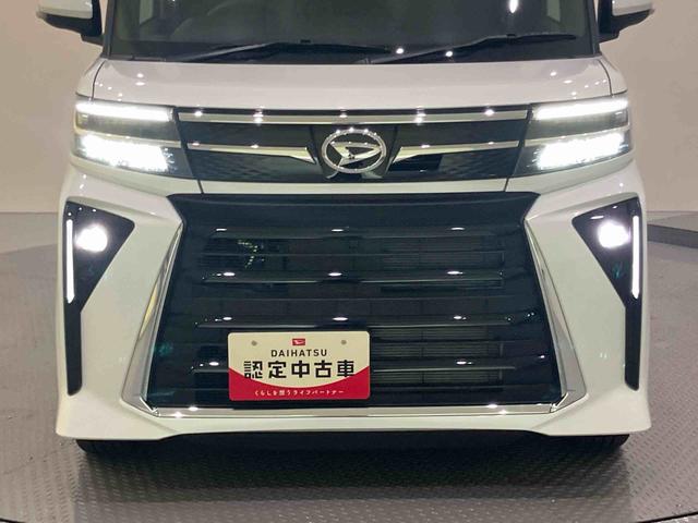 タントカスタムRS被害軽減ブレーキ 車線逸脱防止 リアカメラ 運転席エアバッグ シートヒータ LEDヘットライト ターボ スマートキ− キーフリーキー オートハイビーム ABS アルミホイール 左右オートスライドドア(山口県)の中古車