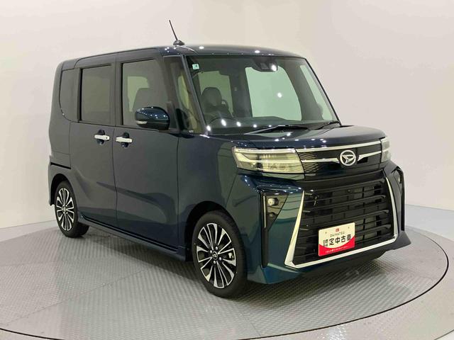 タントカスタムＲＳディスプレイオーディ　車線逸脱防止　運転席エアバッグ　電動格納ミラー　ＬＥＤヘットライト　ターボ　スマートキ−　キーフリーキー　オートハイビーム　アルミホイール　全周カメラ　左右オートスライドドア（山口県）の中古車