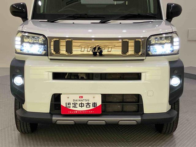 タフトＧターボ　ダーククロムベンチャー運転席エアバッグ　電動格納式ドアミラー　レーンキープ　オートマチックハイビーム　シートヒータ　キーフリーシステム　ＡＢＳ　ムーンルーフ　アルミホイール　ターボ　スマートキー　アイドリングストップ付き（山口県）の中古車