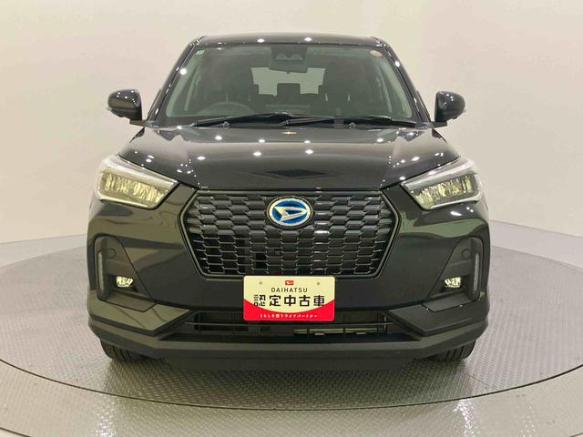 ロッキープレミアムG HEVディスプレイオーディ 衝突軽減B 車線逸脱警報システム レーダークルコン キーフリーシステム スマートキー アルミホイール シートヒーター オートLED エアバッグ ABS 全周カメラ(山口県)の中古車