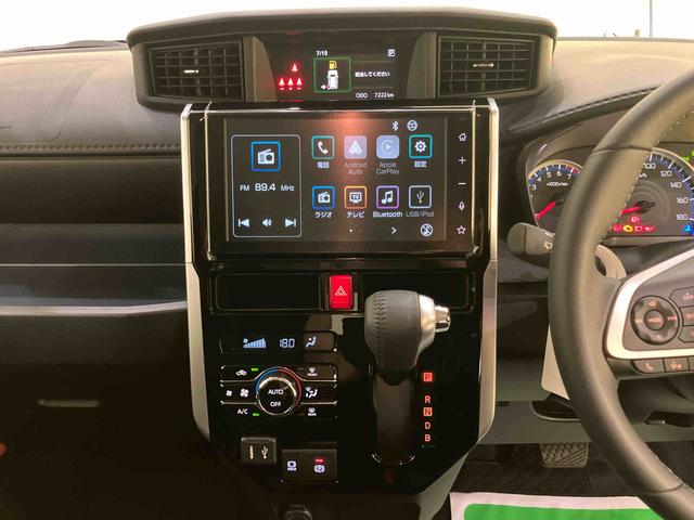 トールカスタムG ターボディスプレイオーディ アダプティブクルコン 誤発進抑制 両側オートスライドドア LEDヘッドランプ ターボ アルミ TV キーフリー スマートキー LKA オートハイビーム エアバッグ 全周囲M(山口県)の中古車
