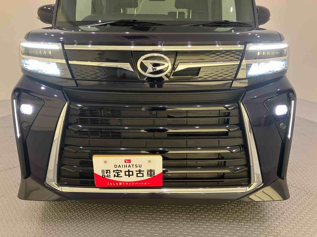 タントカスタムＸディスプレイオーディ　両側パワースライドドアー　衝突回避支援ブレーキ機能　ＵＳＢ　電動格納式ミラー　シートヒーター　ＬＥＤヘッドライト　バックカメラ　Ａストップ　スマートキー　オートＬＥＤ　キーフリー（山口県）の中古車