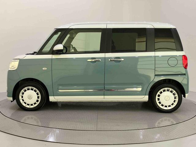 ムーヴキャンバスストライプスＧターボパノラマモニター　クルーズコントロール　電動格納ドアミラー　電動パーキングブレーキ　シートヒーター　ＬＥＤランプ　キーフリー　両側パワースライドドア（山口県）の中古車