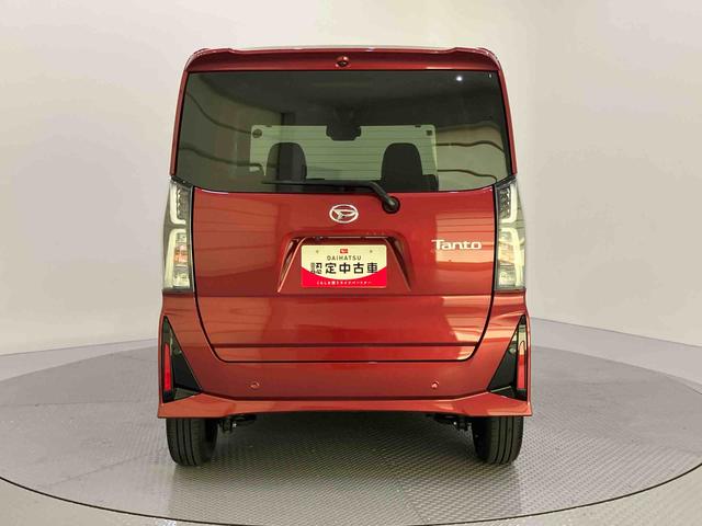 タントカスタムＲＳ被害軽減ブレーキ　車線逸脱防止　運転席エアバッグ　シートヒータ　電動格納ミラー　ＬＥＤヘットライト　ターボ　スマートキ−　キーフリーキー　オートハイビーム　ＡＢＳ　アルミホイール　全周カメラ（山口県）の中古車