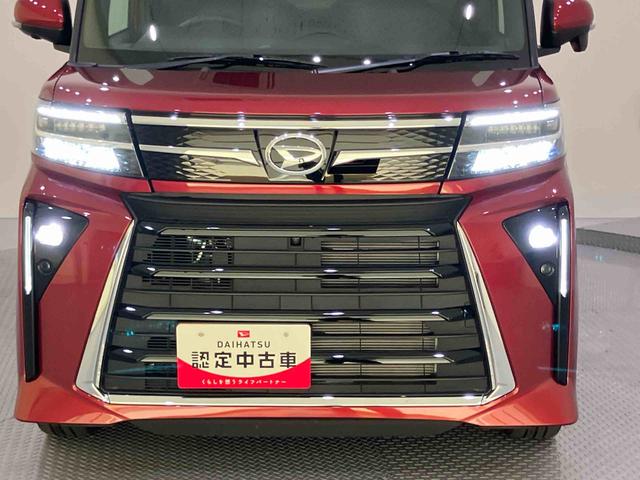 タントカスタムＲＳ被害軽減ブレーキ　車線逸脱防止　運転席エアバッグ　シートヒータ　電動格納ミラー　ＬＥＤヘットライト　ターボ　スマートキ−　キーフリーキー　オートハイビーム　ＡＢＳ　アルミホイール　全周カメラ（山口県）の中古車