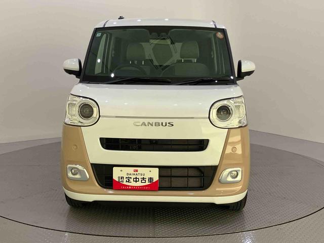 ムーヴキャンバスストライプスＧパノラマモニター　電動格納ドアミラー　電動パーキングブレーキ　シートヒーター　ＬＥＤランプ　キー不利＾　両側パワースライドドア（山口県）の中古車