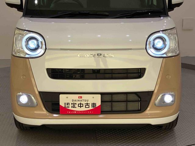 ムーヴキャンバスストライプスＧパノラマモニター　電動格納ドアミラー　電動パーキングブレーキ　シートヒーター　ＬＥＤランプ　キー不利＾　両側パワースライドドア（山口県）の中古車