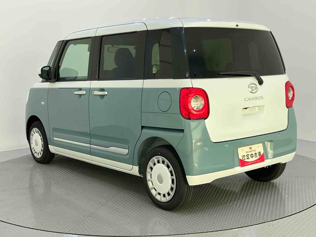 ムーヴキャンバスストライプスＧターボヘッドライトＬＥＤ　追従クルーズ　ターボモデル　衝突回避支援ブレーキ　車線逸脱警告　電動格納ミラー　シートヒータ　キーフリー　バックカメラ　スマートキー　オートマチックハイビーム　アイドリングストップ（山口県）の中古車