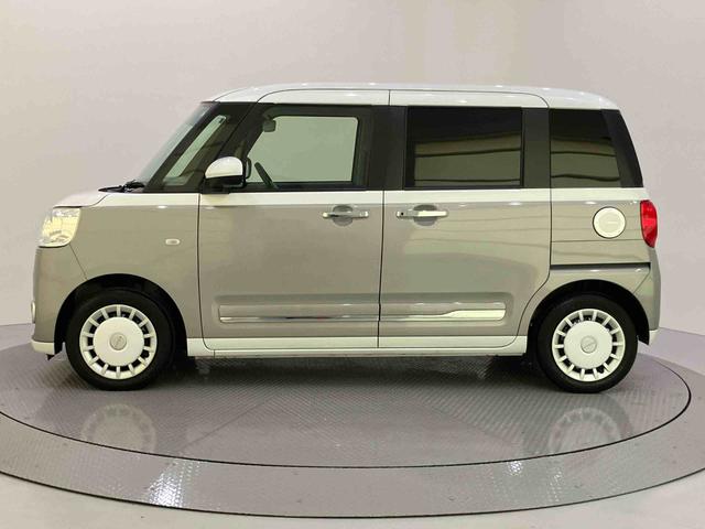 ムーヴキャンバスストライプスＧ両パワースライドドア　レーダーブレーキ　１オーナー車　リヤカメラ　電動格納式ドアミラー　ＴＶ　Ｓヒーター　スマートキー＆プッシュスタート　ＬＥＤヘッドライト　車線逸脱警告　キーフリー　オートハイビーム（山口県）の中古車