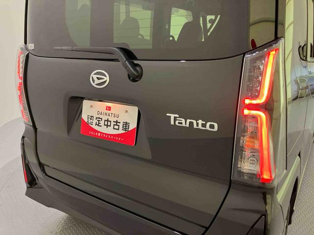 タントカスタムＸ両側パワースライドドアー　１オーナ　電動格納式ミラー　禁煙車　シートヒーター　ＬＥＤヘッドライト　バックカメラ　スマートキー　キーフリー　アルミホイール　記録簿　ＡＢＳ　エアバック　ナビ（山口県）の中古車