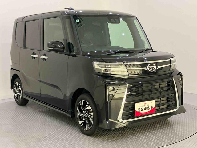 タントカスタムＸ両側パワースライドドアー　衝突回避支援ブレーキ機能　３６０°ビューモニター　電動格納式ミラー　シートヒーター　ＬＥＤヘッドライト　Ａストップ　スマートキー　レーンアシスト　オートＬＥＤ　キーフリー（山口県）の中古車