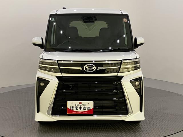 タントカスタムＲＳアイドリング　被害軽減ブレーキ　車線逸脱防止　運転席エアバッグ　シートヒータ　電動格納ミラー　ターボ　スマートキ−　キーフリーキー　オートハイビーム　ＡＢＳ　アルミホイール　左右オートスライドドア（山口県）の中古車