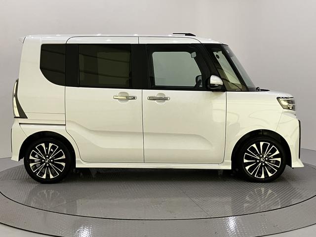 タントカスタムＲＳアイドリング　被害軽減ブレーキ　車線逸脱防止　運転席エアバッグ　シートヒータ　電動格納ミラー　ターボ　スマートキ−　キーフリーキー　オートハイビーム　ＡＢＳ　アルミホイール　左右オートスライドドア（山口県）の中古車