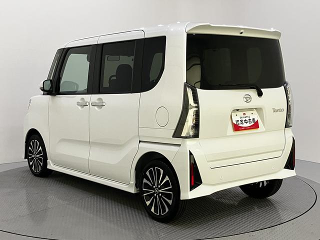 タントカスタムＲＳアイドリング　被害軽減ブレーキ　車線逸脱防止　運転席エアバッグ　シートヒータ　電動格納ミラー　ターボ　スマートキ−　キーフリーキー　オートハイビーム　ＡＢＳ　アルミホイール　左右オートスライドドア（山口県）の中古車