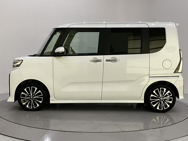 タントカスタムＲＳアイドリング　被害軽減ブレーキ　車線逸脱防止　運転席エアバッグ　シートヒータ　電動格納ミラー　ターボ　スマートキ−　キーフリーキー　オートハイビーム　ＡＢＳ　アルミホイール　左右オートスライドドア（山口県）の中古車