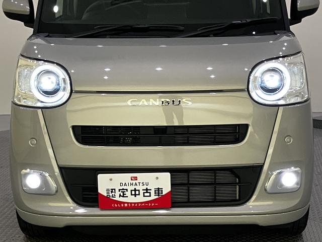 ムーヴキャンバスセオリーGディスプレイオーディ LEDライト 衝突軽減 電格ミラー アイドルストップ Bカメラ 車線逸脱警報 スマートキー キーフリーキー オートLED エアバック ABS Wパワスラ(山口県)の中古車
