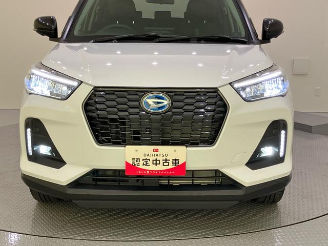ロッキープレミアムG HEV衝突軽減B 車線逸脱警報システム 電動格納ドアミラー レーダークルコン Aストップ LEDヘッドライト キーフリーシステム スマートキー アルミホイール シートヒーター オートLED エアバッグ(山口県)の中古車