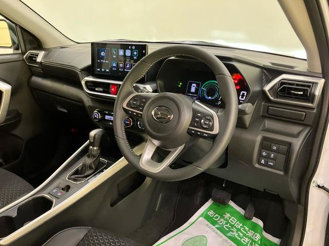 ロッキープレミアムG HEV衝突軽減B 車線逸脱警報システム 電動格納ドアミラー レーダークルコン Aストップ LEDヘッドライト キーフリーシステム スマートキー アルミホイール シートヒーター オートLED エアバッグ(山口県)の中古車