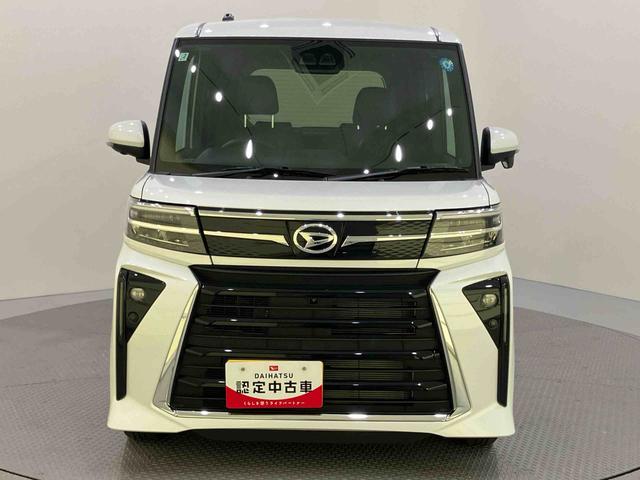 タントカスタムX両側パワースライドドアー 衝突回避支援ブレーキ機能 360°ビューモニター 電動格納式ミラー シートヒーター LEDヘッドライト Aストップ スマートキー レーンアシスト オートLED キーフリー(山口県)の中古車