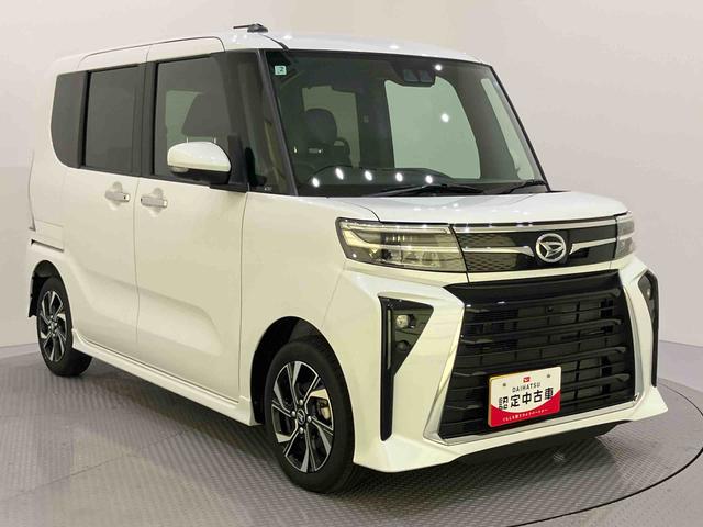 タントカスタムX両側パワースライドドアー 衝突回避支援ブレーキ機能 360°ビューモニター 電動格納式ミラー シートヒーター LEDヘッドライト Aストップ スマートキー レーンアシスト オートLED キーフリー(山口県)の中古車