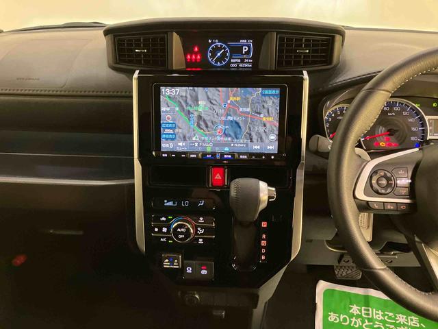トールカスタムＧ　ターボナビゲーション　アダプティブクルコン　誤発進抑制　両側オートスライドドア　１オーナー　ＬＥＤヘッドランプ　ターボ　アルミ　ＴＶ　キーフリー　エコアイドリングストップ　スマートキー　ＬＫＡ　ＡＢＳ（山口県）の中古車