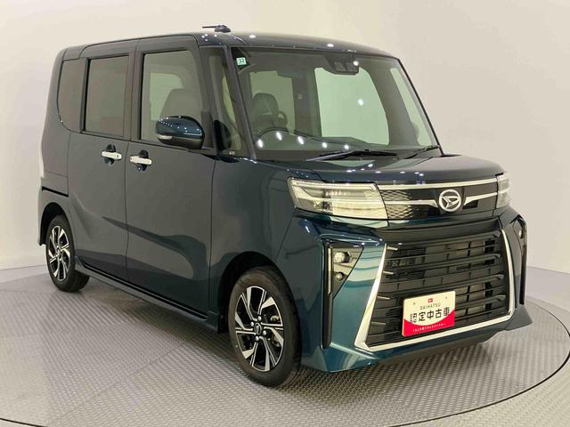 タントカスタムＸディスプレイオーディ　衝突回避支援ブレーキ機能　電動格納式ミラー　シートヒーター　ＬＥＤヘッドライト　バックカメラ　Ａストップ　スマートキー　レーンアシスト　オートＬＥＤ　キーフリー　ＡＢＳ（山口県）の中古車