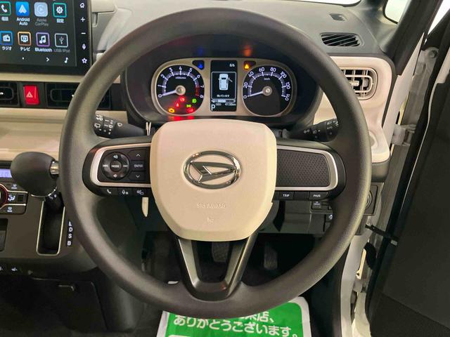 ムーヴキャンバスストライプスＧ両パワースライドドア　全方位カメラ装着車　レーダーブレーキ　電動格納式ドアミラー　アイドリングストップ機能　Ｓヒーター　スマートキー＆プッシュスタート　ＬＥＤヘッドライト　車線逸脱警告　キーフリー（山口県）の中古車
