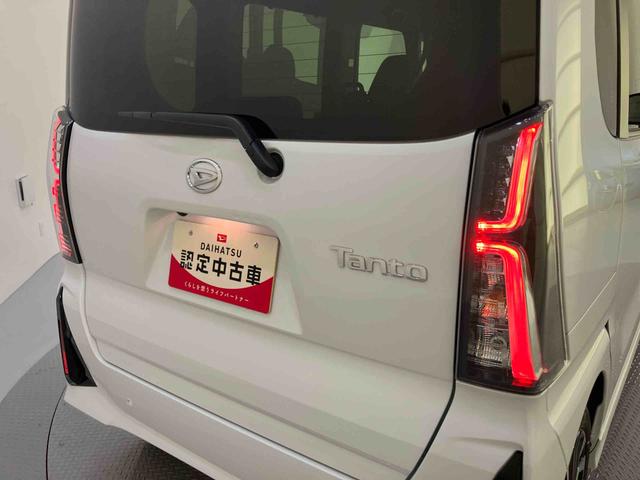 タントカスタムＲＳアイドリング　被害軽減ブレーキ　車線逸脱防止　リアカメラ　運転席エアバッグ　シートヒータ　電動格納ミラー　ＬＥＤヘットライト　ターボ　スマートキ−　キーフリーキー　オートハイビーム　ＡＢＳ（山口県）の中古車