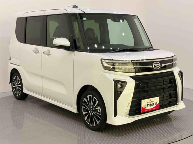 タントカスタムＲＳリミテッドアダプティブクルーズ　スマートキ　両側オートスライドドア　車線逸脱警報　ＥＴＣ　ＬＥＤライト　シートヒーター　ターボ　アルミホイール　電動格納ミラー　ＡＢＳ　アイドリングストップ　キーフリー（山口県）の中古車